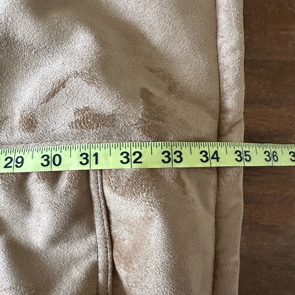 Banana Republic Factory Tan Faux‎ Fur Trim Coat Ladies size Large Tall NWT - Picture 7 of 11